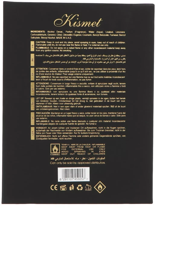 Kvepalai vyrams Maison Alhambra Kismet EDP, 100 ml