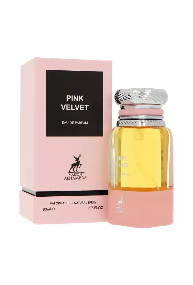 Maison Alhambra Rožinė Velvet (Rose Petals) EDP parfumuotas vanduo moterims, 80 ml