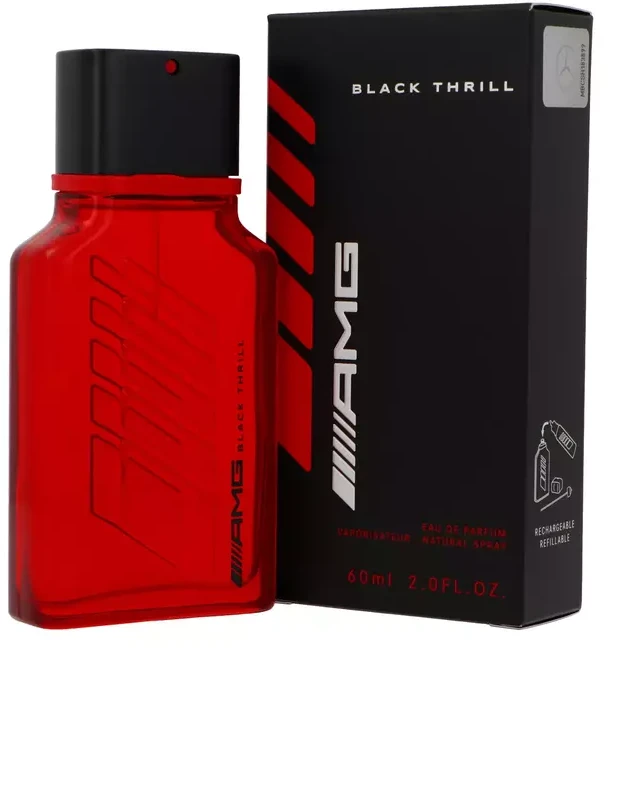 Mercedes-Benz AMG Juodas Thrill EDP parfumuotas vanduo vyrams, 60 ml