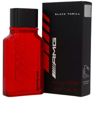 Mercedes-Benz AMG Juodas Thrill EDP parfumuotas vanduo vyrams, 60 ml