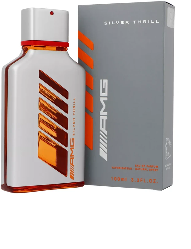 Mercedes-Benz AMG Sidabrinis Thrill EDP parfumuotas vanduo vyrams, 100 ml