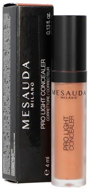 Mesauda Milano Mesauda Pro Light Highly Moisturizing Fluid Maskuoklis drėkinamasis skystas maskuoklis, atspalvis: P01, 4 ml