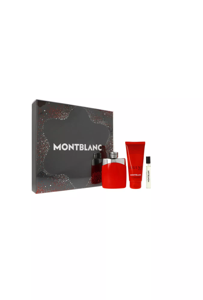 Mont Blanc Set Montblanc Legend Raudona EDP 100ml Gel Mini@