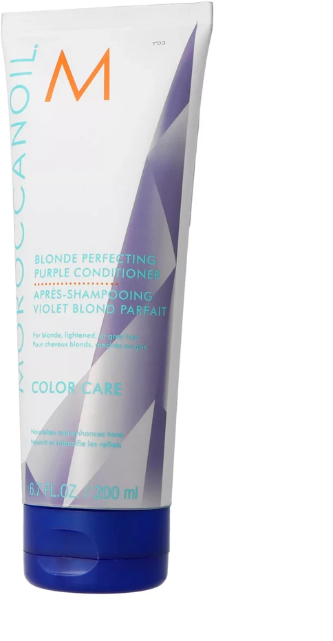 Moroccanoil Color Care Skirtas šviesiems plaukams Perfecting Violetinė Conditioner kondicionierius šviesiaplaukėms, 200 ml
