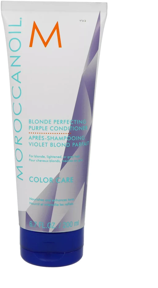 Moroccanoil Color Care Skirtas šviesiems plaukams Perfecting Violetinė Conditioner kondicionierius šviesiaplaukėms, 200 ml