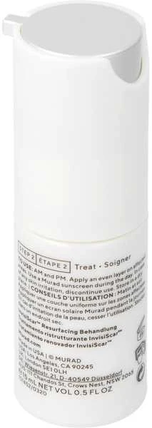 Murad Skincare Murad Invisiscar Resurfacing Treatment atkuriamasis veido serumas nuo spuogų, 15 ml