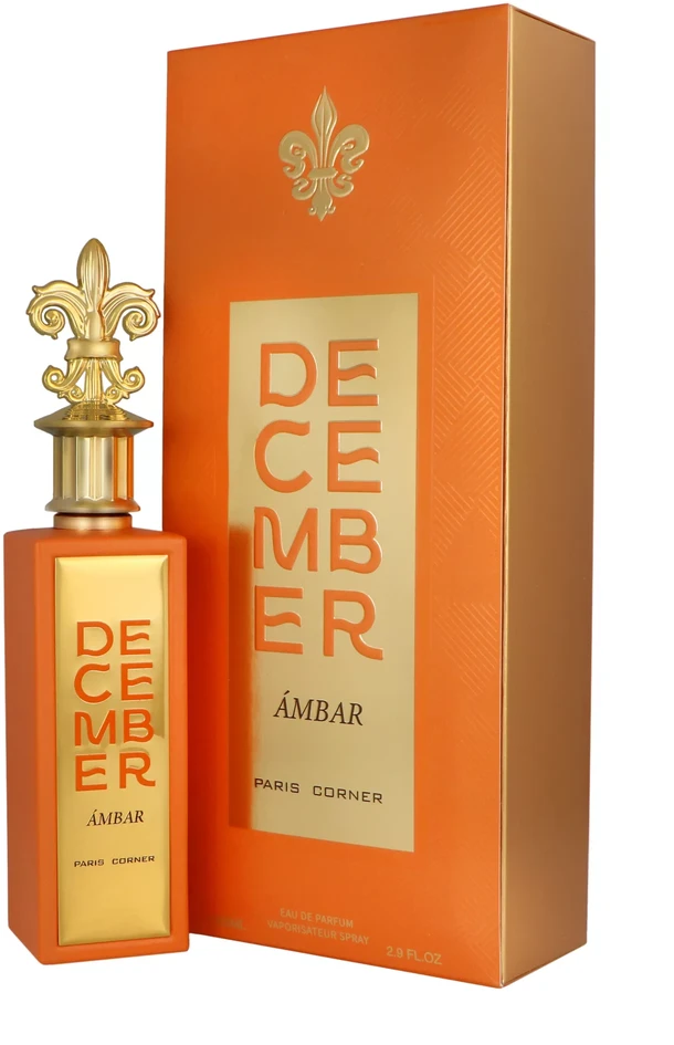 Paris Corner December Ambar EDP parfumuotas vanduo unisex, 100 ml
