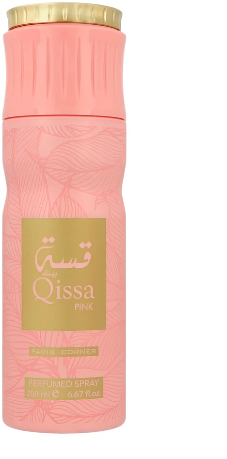 Paris Corner Qissa Rožinė Dezodorantas Purškiklis For Women, 200 ml