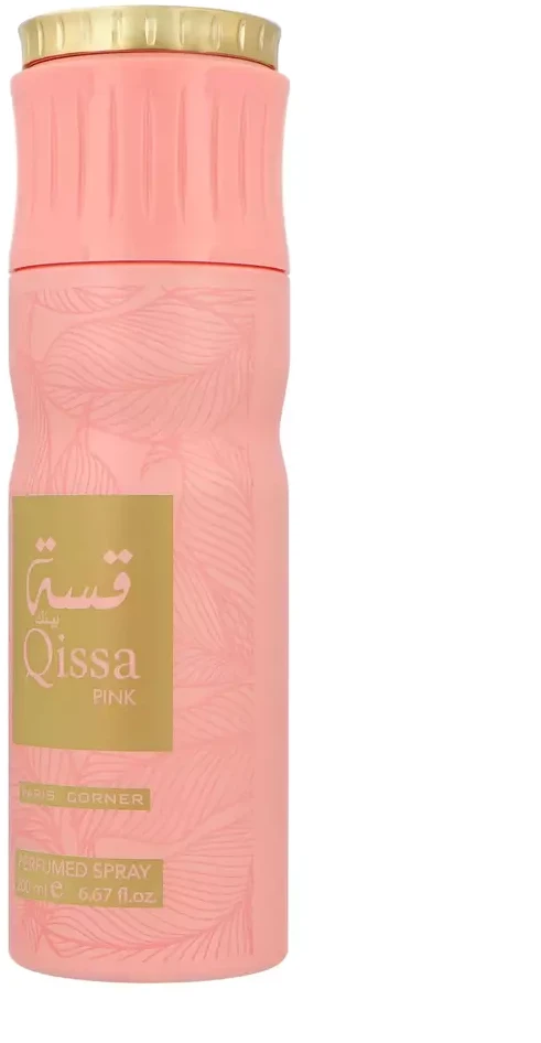 Paris Corner Qissa Rožinė Dezodorantas Purškiklis For Women, 200 ml