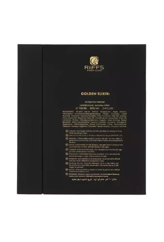 Riiffs Golden Eliksyras PP kvepalai unisex, 100 ml
