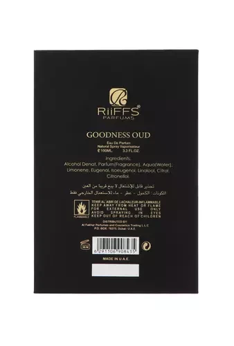 Riiffs Goodness Oud EDP parfumuotas vanduo vyrams, 100 ml