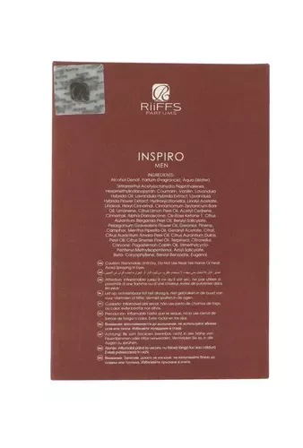 Riiffs Inspiro Men EDP parfumuotas vanduo vyrams, 100 ml