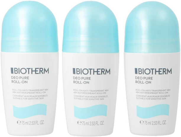 Rinkinys „Biotherm Deo Pure Trio Woman“ 3x75ml