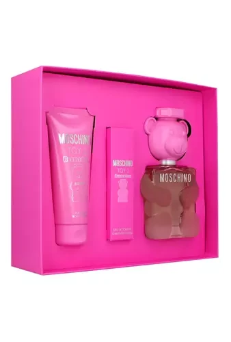 Kvepalų rinkinys moterims Moschino Toy 2 Bubble Gum (EDT, 100 ml + kūno losjonas,100 ml + EDT, 10 ml)