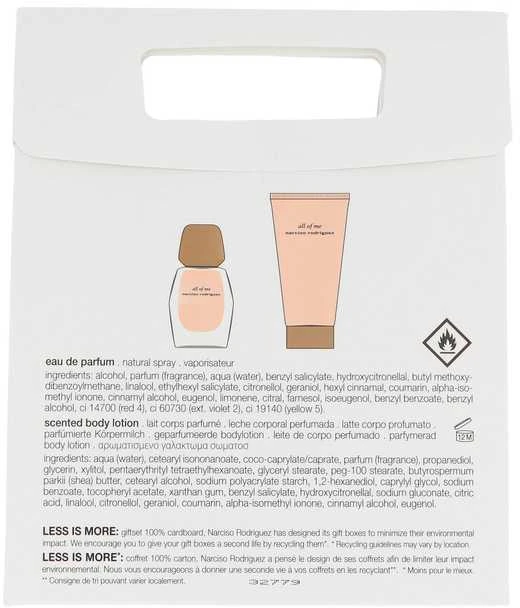 Narciso Rodriguez All Of Me EDP rinkinys moterims (EDP, 90 ml + EDP,10 ml)