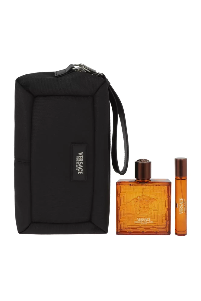 Versace Eros Najim Giftset kvepalų rinkinys vyrams (PP kvepalai, 100 ml + PP miniatiūra, 10 ml + kosmetinė)