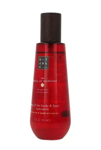 Rituals The Ritual of Ayurveda Natural Dry Oil For Body & Hair sausasis kūno ir plaukų aliejus, 100 ml