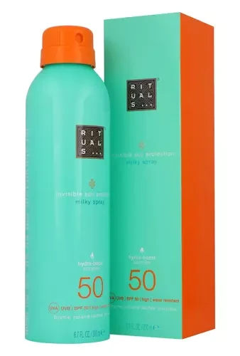 Rituals The Ritual of Karma Apsauga nuo saulės Milky Purškiklis SPF 50 purškiamas apsauginis pienelis nuo saulės, 200 ml