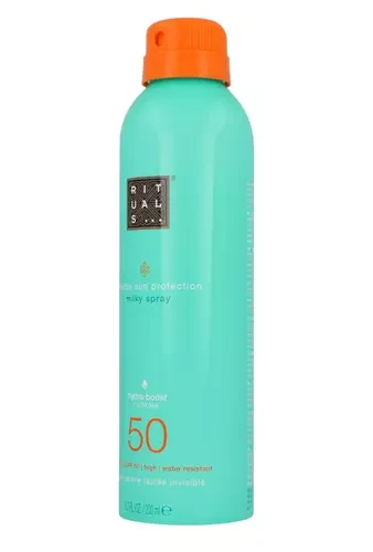 Rituals The Ritual of Karma Apsauga nuo saulės Milky Purškiklis SPF 50 purškiamas apsauginis pienelis nuo saulės, 200 ml