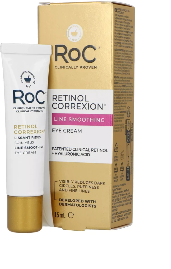 ROC Retinol Correxion Line Smoothing Paakių kremas paakių kremas, 15 ml