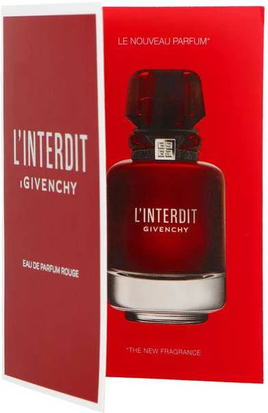 Givenchy Sample L`Interdit Rouge 1ml kvepalai Moterims EDP