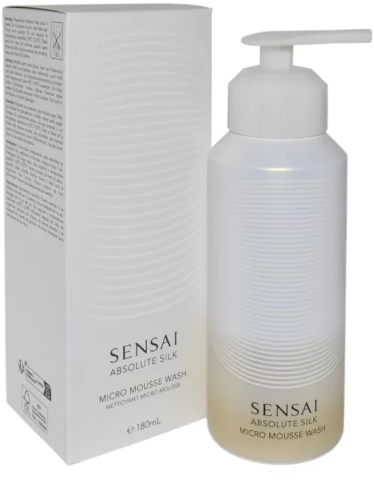 "Sensai Absolute Silk Micro Mousse" Putų pavidalo veido prausiklis 180ml