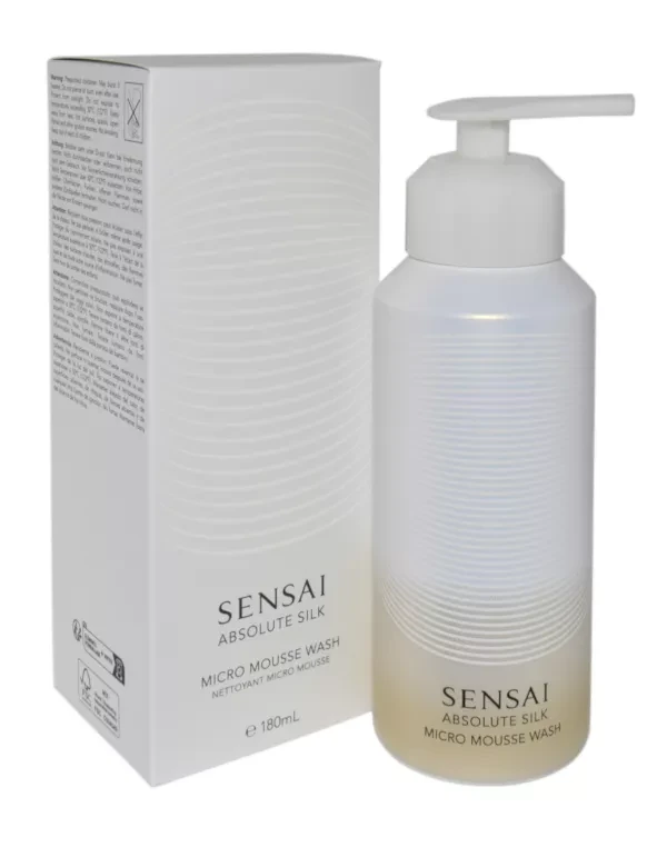 "Sensai Absolute Silk Micro Mousse" Putų pavidalo veido prausiklis 180ml
