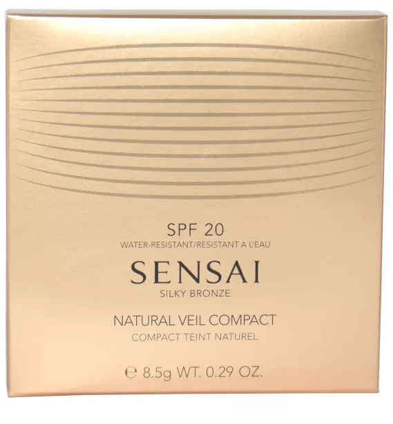 "Kanebo Sensai Silky Bronze" kompaktinė pudra su apsauga nuo saulės Sc04 Dark 8,5 g
