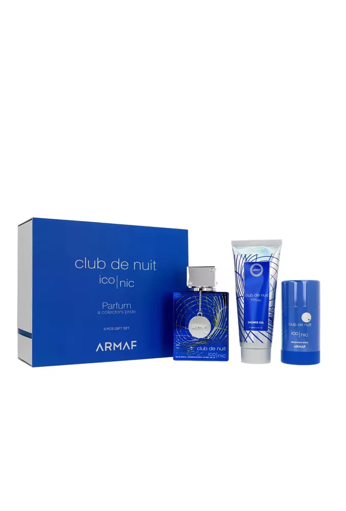 Armaf Club De Nuit Mėlyna Iconic - EDP 105 ml + purškiamas gelis 100 ml + tuhý dezodorantas 75 g