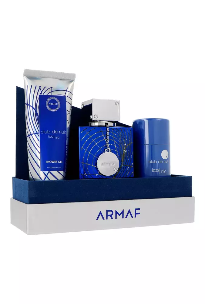 Armaf Club De Nuit Mėlyna Iconic - EDP 105 ml + purškiamas gelis 100 ml + tuhý dezodorantas 75 g