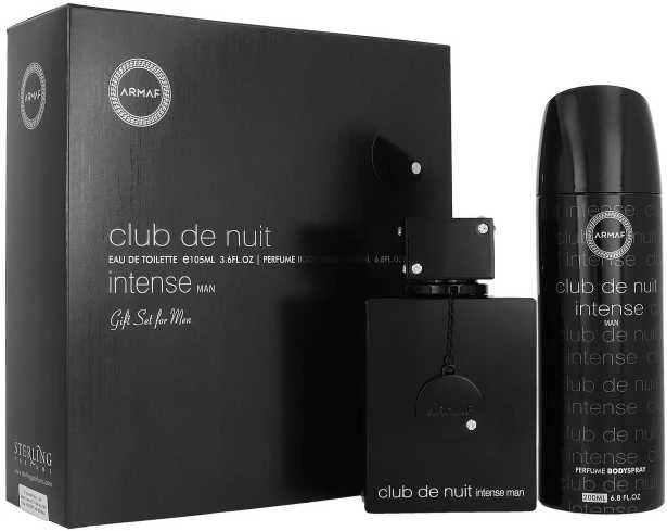 Armaf Club de Nuit Intense Man EDT rinkinys vyrams (EDT 105 ml + Body Purškiklis 200 ml)