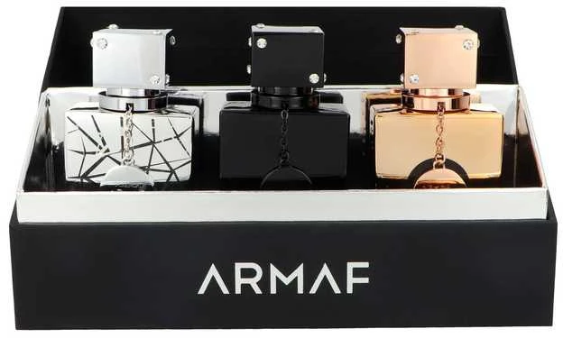 Armaf Club de Nuit A Collector's Pride Perfume rinkinys vyrams (Perfume Club de Nuit Sillage 30 ml + Perfume Club de Nuit Intense Man 30 ml + Perfume Club de Nuit Milestone 30 ml)