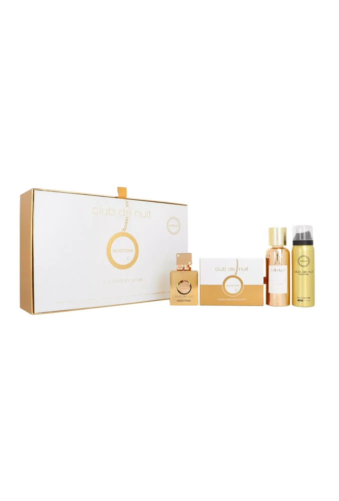 „Armaf Club De Nuit Milestone“ - EDP 30 ml + 130 g „skystas muilas“ + 50 ml kūno purškalas + 55 ml