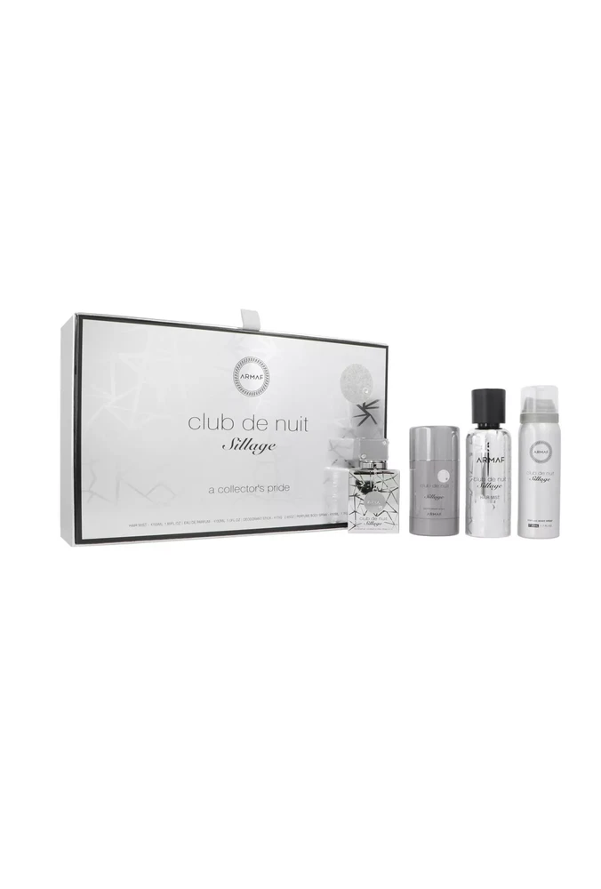 Armaf Club De Nuit Sillage - EDP 30 ml + Tělový sprej 50 ml + Vlasový sprej 55 ml + tuhý dezodorantas 75 g