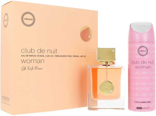 Armaf Club de Nuit Woman EDP rinkinys moterims (EDP 105 ml + Dezodorantas 200 ml)