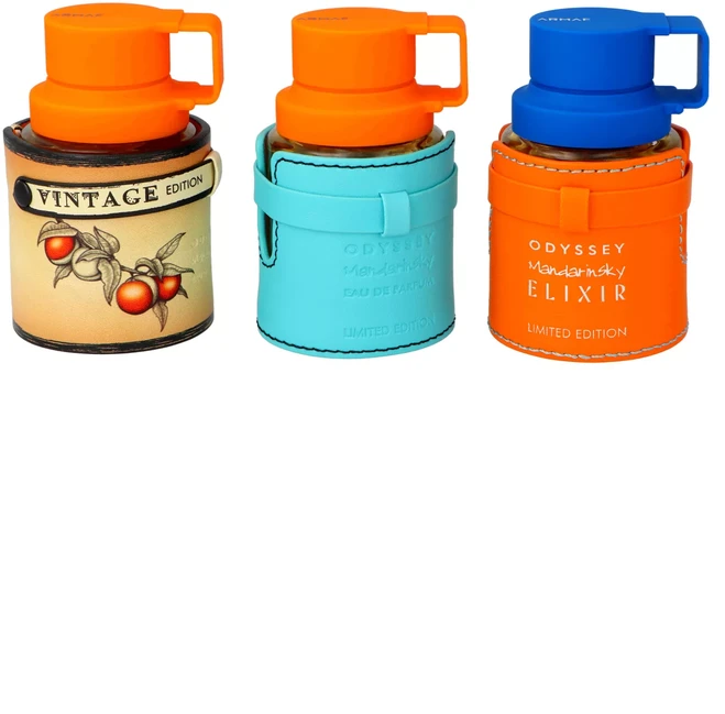 Set Armaf Odyssey Collection 3x EDP 30ml: Mandarin Sky, Mandarin Sky Eliksyras, Mandarin Sky Vintage
