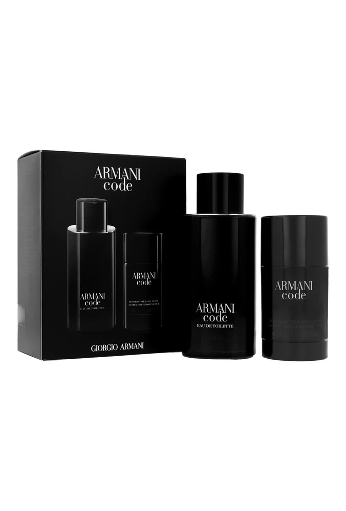 Set Giorgio Armani: Code Eau De Toilette For Men, 125 ml + Code Anti-Perspirant Dezodorantas Stick For Men, 75 g