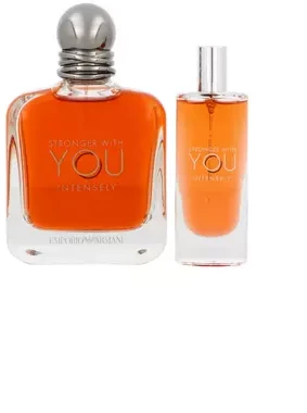 Set Emporio Armani: Stronger With You Intensely Eau De Parfum vyrams, 100 ml + Stronger With You Intensely Eau De Parfum vyrams, 15 ml