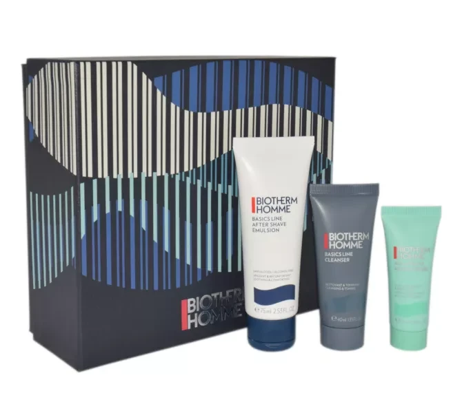 Basic BIOTHERM RINKINYS (PAGRINDINĖS LINIJOS VALIKLIS 40 ML + AQUAPOWER ADVANCED GELIS 20 ML + PAGRINDINĖS LINIJOS PO SKUTIMOSI EMULSIJA 75 ML)