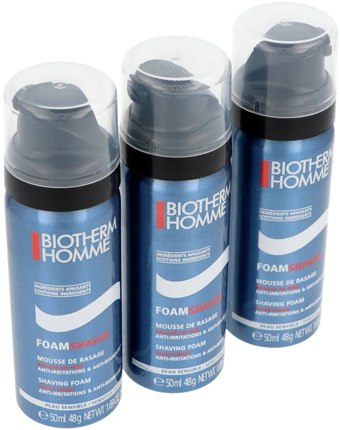 Biotherm Travel Trio kelioninis skutimosi putų rinkinys vyrams, 3 x 50 ml
