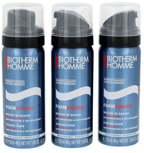 Biotherm Travel Trio kelioninis skutimosi putų rinkinys vyrams, 3 x 50 ml