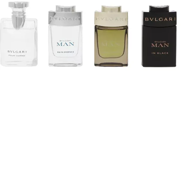 Bvlgari Man Aqua EDT, 5 ml Aqua Marine EDT, 5 ml Wood Essence EDP Glacial Essence, 5 mlmini Set