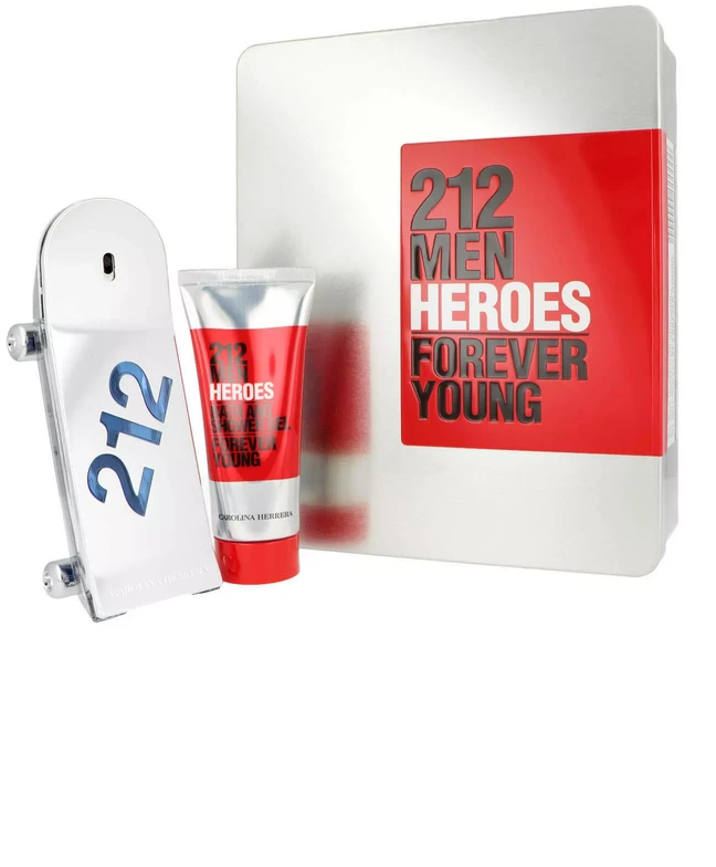 Set Carolina Herrera 212 Heroes EDT 90ml + Dušo želė 100ml
