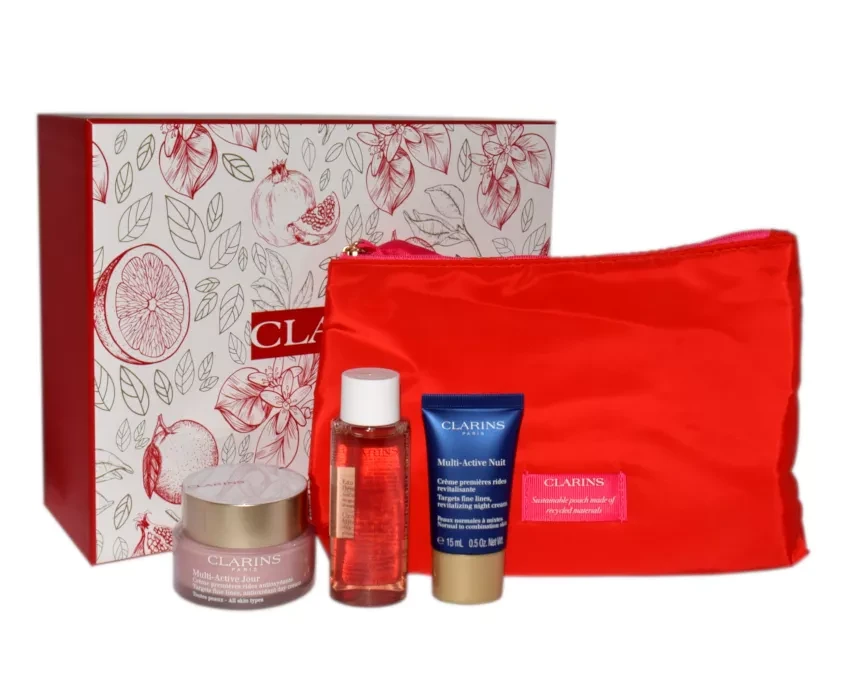 "Clarins Multi Active" odos priežiūros dovanų rinkinys nuo pirmųjų senėjimo požymių