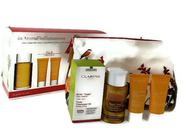CLARINS RINKINYS (TONIKAS-GYDYMO ALIEJUS 100 ML + TONIKAS-VONIOS IR DUŠO KONCENTRATAS 30 ML + TONIKAS-DRĖKINAMASIS BALZAMAS 30 ML)