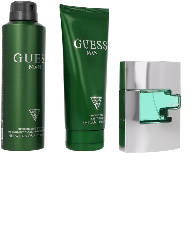 Guess Vyriškas tualetinio vandens purškiklis 75 ml + dušo želė 200 ml + purškiamas dezodorantas 226 ml