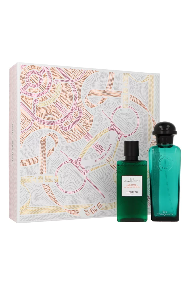 Hermes Eau d´Oranžinis Verte EDC rinkinys Unisex (EDC, 100 ml + dušo želė, 80 ml)