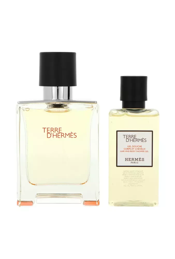 Hermès Hermes Terre Dhermes Eau De Toilette Pour Homme 50ml Purškiklis Gel De Baño 40ml