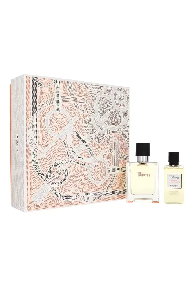 Hermès Hermes Terre Dhermes Eau De Toilette Pour Homme 50ml Purškiklis Gel De Baño 40ml
