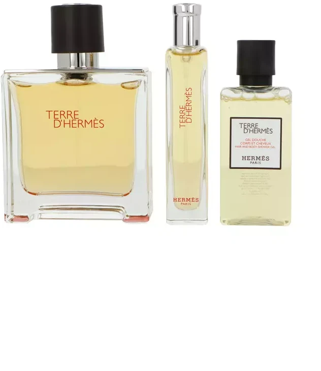 Hermès Set Terre Hermes Pp, 75 ml Mini, 15 ml Hbsg, 40 ml@